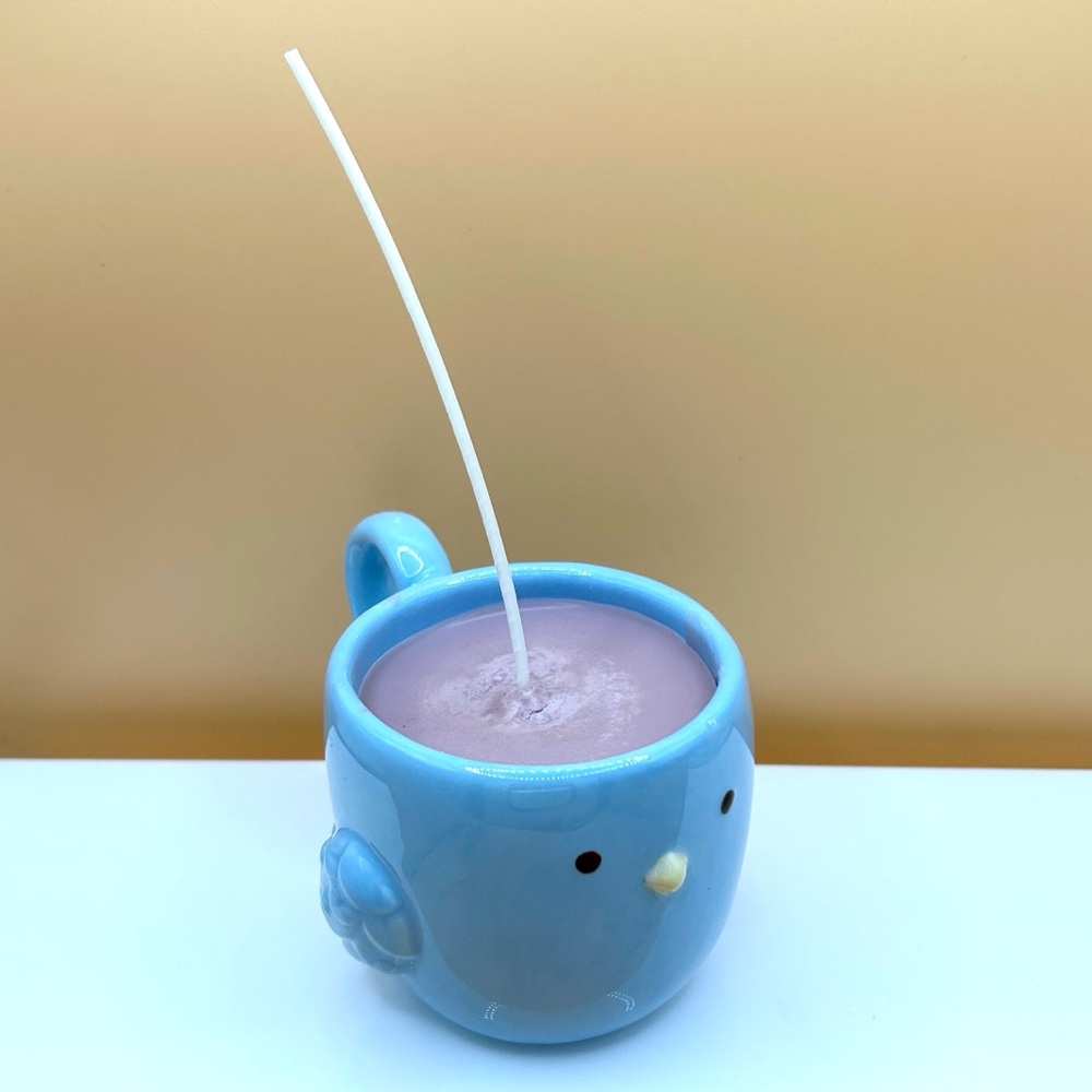 Small Bluebird Cocoa Candle